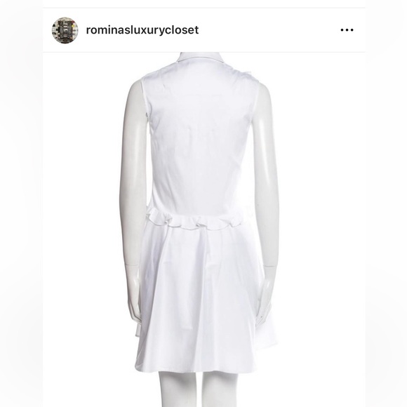 🤍Alexis “Huxley” White Ruffle Dress Button Down 🤍 - Picture 10 of 10